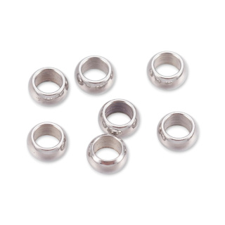 Crimp bead stainless steel 1.9 mm 20 pcs