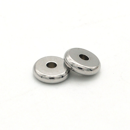 Stainless steel spacer 6x2 mm 10 pcs