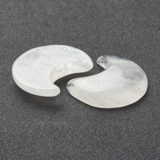 Quartz cabochon moon 30x25 mm 1 pc