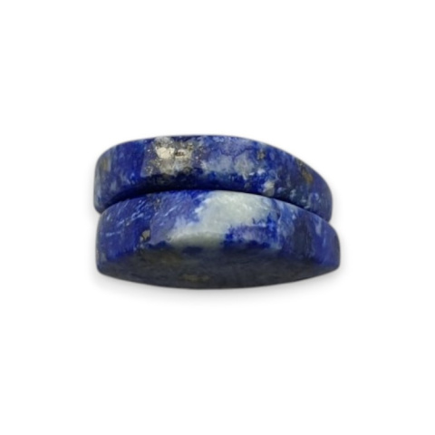 Lapis lazuli para kaboszonów z dziurką 18x15 mm nr R42 Lapis lazuli para kaboszonów z dziurką 18x15 mm nr R42