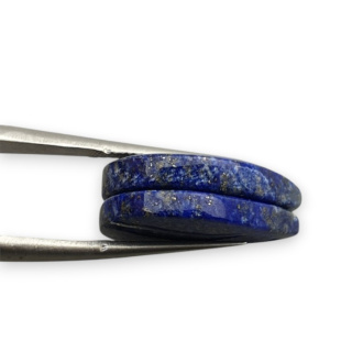 Lapis lazuli pair of cabochons with hole 20x14 mm no R35