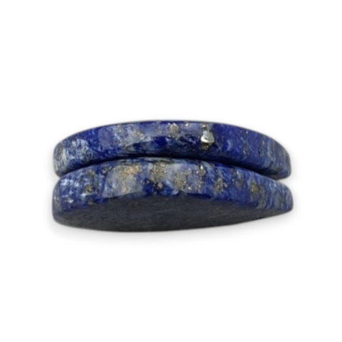 Lapis lazuli pair of cabochons with hole 20x16 mm no R12 Lapis lazuli pair of cabochons with hole 20x16 mm no R12