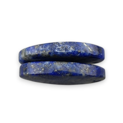 Lapis lazuli pair of cabochons with hole 21x14 mm no R32 Lapis lazuli pair of cabochons with hole 21x14 mm no R32