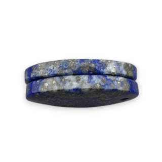Lapis lazuli pair of cabochons with hole 22x13 mm no R23