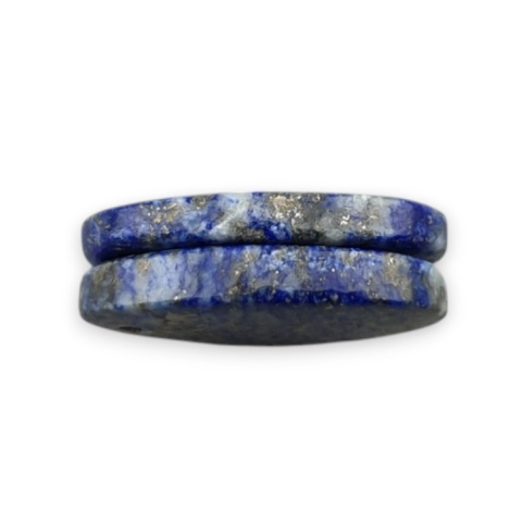 Lapis lazuli pair of hole cabochons 22x13 mm no. R28 Lapis lazuli pair of hole cabochons 22x13 mm no. R28