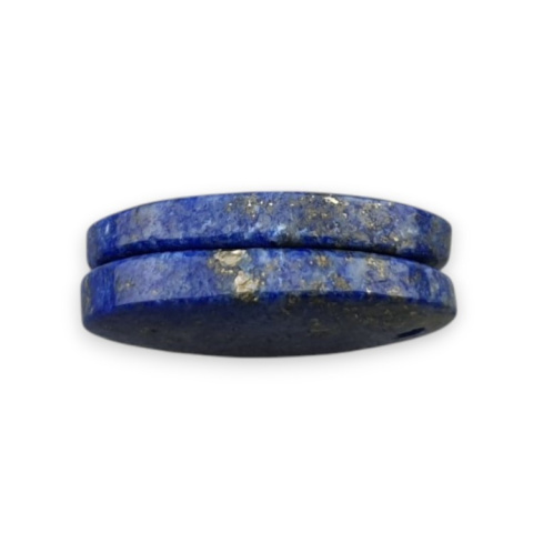 Lapis lazuli pair of hole cabochons 22x14 mm no. R22 Lapis lazuli pair of hole cabochons 22x14 mm no. R22