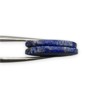 Lapis lazuli pair of cabochons with hole 23x14 mm no R48