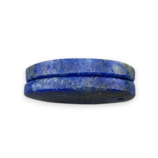 Lapis lazuli pair of cabochons with hole 24x15 mm no R17