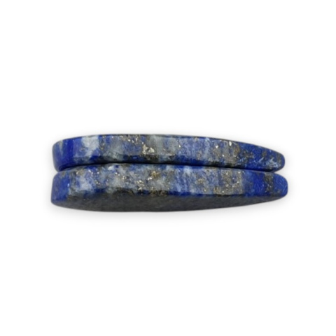 Lapis lazuli pair of cabochons with hole 25x14 mm no R36 Lapis lazuli pair of cabochons with hole 25x14 mm no R36