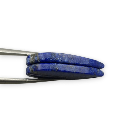 Lapis lazuli pair of cabochons with hole 28x15 mm no R49 Lapis lazuli pair of cabochons with hole 28x15 mm no R49