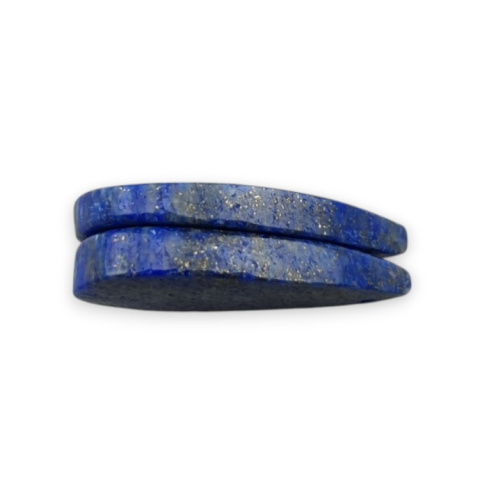 Lapis lazuli pair of cabochons with hole 29x16 mm no R44 Lapis lazuli pair of cabochons with hole 29x16 mm no R44