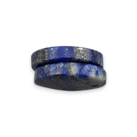Lapis lazuli para kaboszonów z dziurką fi 18 mm nr R46 Lapis lazuli para kaboszonów z dziurką fi 18 mm nr R46