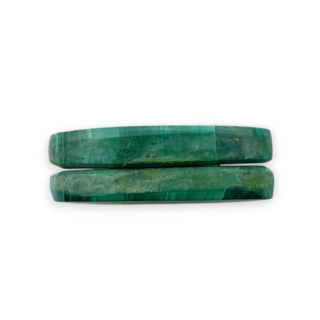 Malachit para kaboszonów z dziurką 25x13 mm nr R67