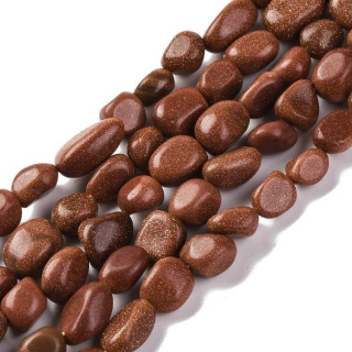 Sandstone smooth nugget 7-12 mm strand