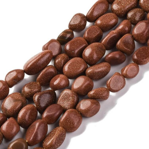 Sandstone smooth nugget 7-12 mm strand Sandstone smooth nugget 7-12 mm strand