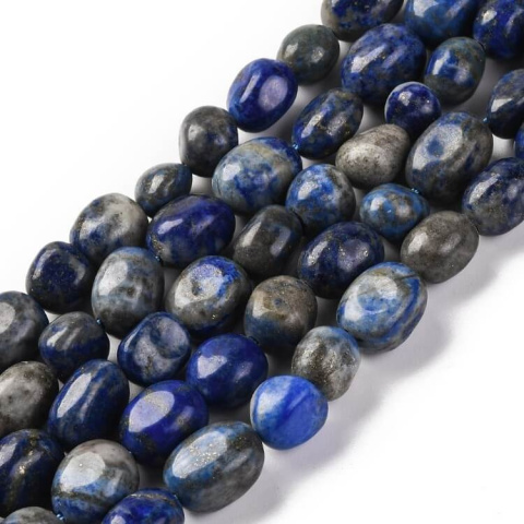 Lapis lazuli smooth nugget 7-12 mm strand Lapis lazuli smooth nugget 7-12 mm strand