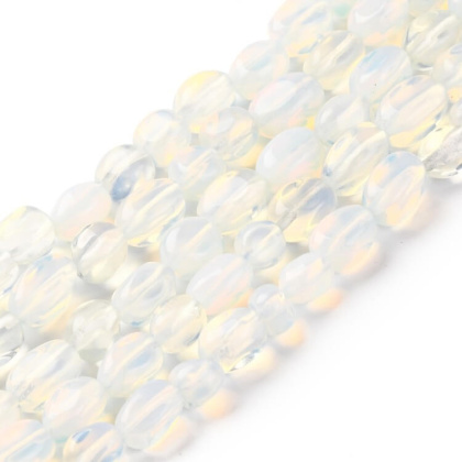 Opalite smooth nugget 7-12 mm strand