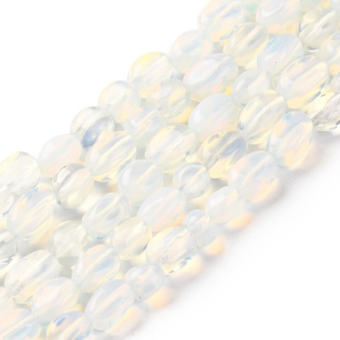 Opalite smooth nugget 7-12 mm strand Opalite smooth nugget 7-12 mm strand