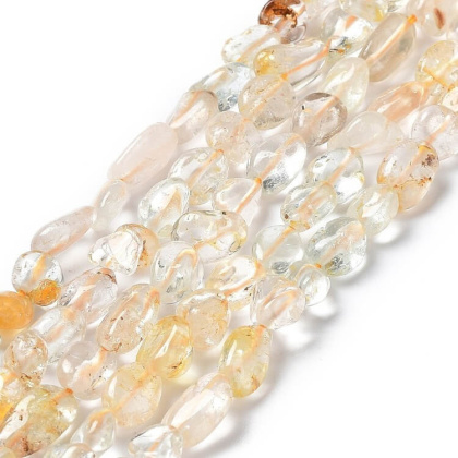 Topaz smooth nugget 7-14 mm strand