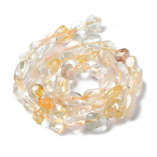 Topaz smooth nugget 7-14 mm strand