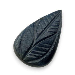 Blue tiger's eye carved cabochon 26x16 mm no 128