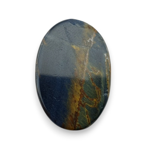 Blue tiger's eye carved cabochon 26x17 mm no 138 Blue tiger's eye carved cabochon 26x17 mm no 138
