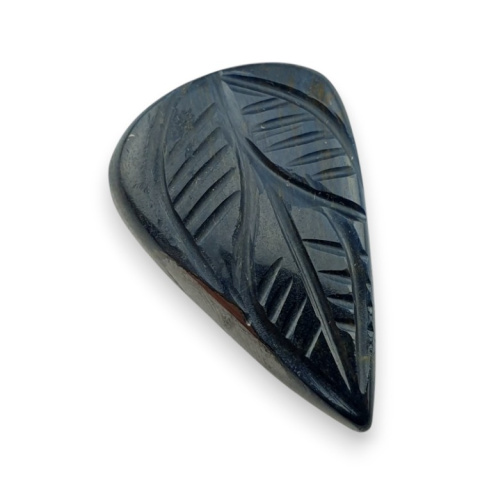 Blue tiger's eye carved cabochon 27x18 mm no 98 Blue tiger's eye carved cabochon 27x18 mm no 98