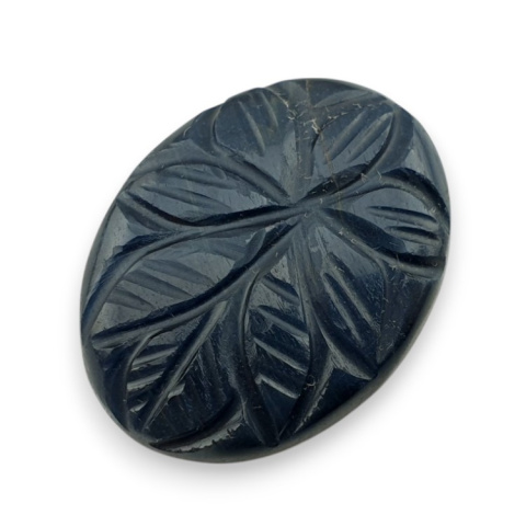 Blue tiger's eye carved cabochon 27x20 mm no 101 Blue tiger's eye carved cabochon 27x20 mm no 101