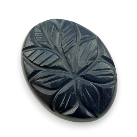 Blue tiger's eye carved cabochon 27x20 mm no 123 Blue tiger's eye carved cabochon 27x20 mm no 123
