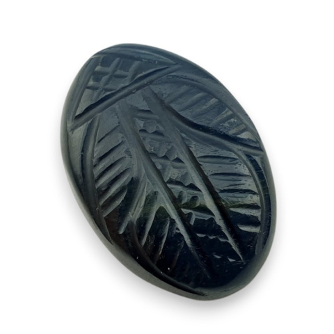 Blue tiger's eye carved cabochon 28x19 mm no 82 Blue tiger's eye carved cabochon 28x19 mm no 82