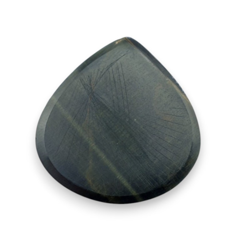 Blue tiger's eye carved cabochon 28x27 mm no 120 Blue tiger's eye carved cabochon 28x27 mm no 120