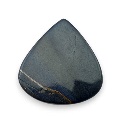 Blue tiger's eye carved cabochon 28x27 mm no 131 Blue tiger's eye carved cabochon 28x27 mm no 131