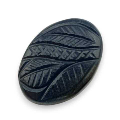 Blue tiger's eye carved cabochon 29x21 mm no 80 Blue tiger's eye carved cabochon 29x21 mm no 80