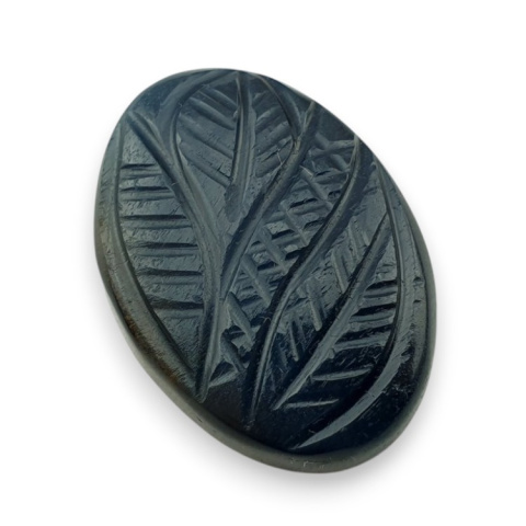 Blue tiger's eye carved cabochon 29x21 mm no 80 Blue tiger's eye carved cabochon 29x21 mm no 80