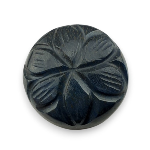 Blue tiger's eye carved cabochon fi 20 mm no 114 Blue tiger's eye carved cabochon fi 20 mm no 114