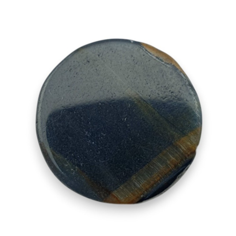 Blue tiger's eye carved cabochon fi 20 mm no 90 Blue tiger's eye carved cabochon fi 20 mm no 90
