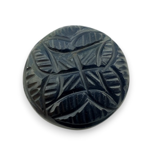 Blue tiger's eye carved cabochon fi 23 mm no 105 Blue tiger's eye carved cabochon fi 23 mm no 105