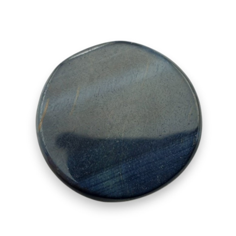 Blue tiger's eye carved cabochon fi 28 mm no 130 Blue tiger's eye carved cabochon fi 28 mm no 130