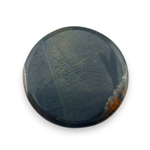 Blue tiger's eye carved cabochon fi 28 mm no 88 Blue tiger's eye carved cabochon fi 28 mm no 88
