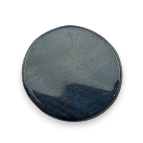 Blue tiger's eye carved cabochon fi 28 mm no 97 Blue tiger's eye carved cabochon fi 28 mm no 97