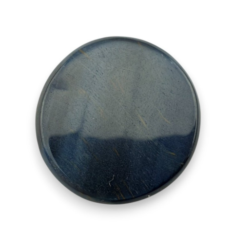 Blue tiger's eye carved cabochon dia. 29 mm no 129 Blue tiger's eye carved cabochon dia. 29 mm no 129