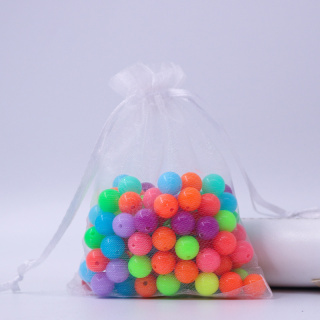 Organza bag 9x7 cm 1 piece white
