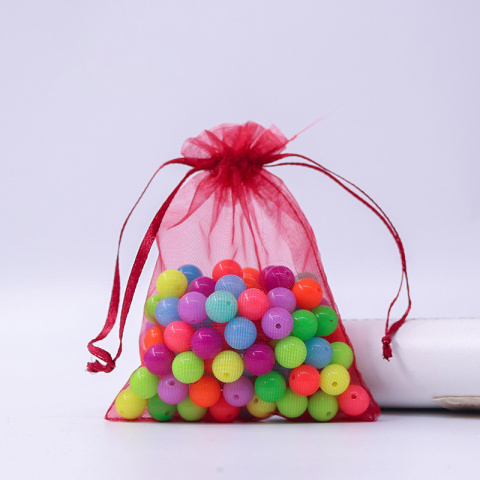 Organza bag 9x7 cm 1 piece burgundy Organza bag 9x7 cm 1 piece burgundy