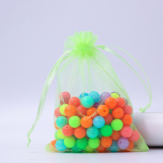 Organza bag 9x7 cm 1 piece light green