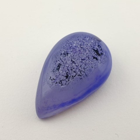 Agate druzy cabochon 27x17 mm no 81 Agate druzy cabochon 27x17 mm no 81