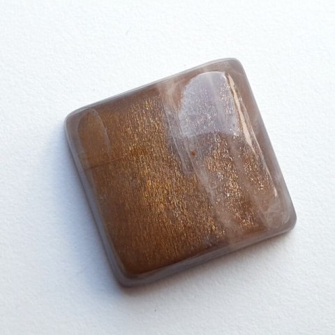 Moonstone cabochon 21x21 mm no. 854 Moonstone cabochon 21x21 mm no. 854