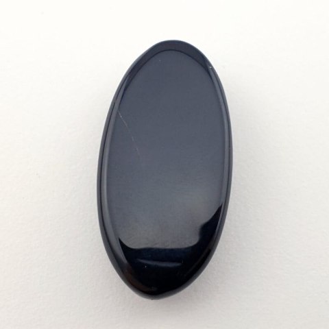 Onyx black cabochon 31x15 mm no. 268 Onyx black cabochon 31x15 mm no. 268