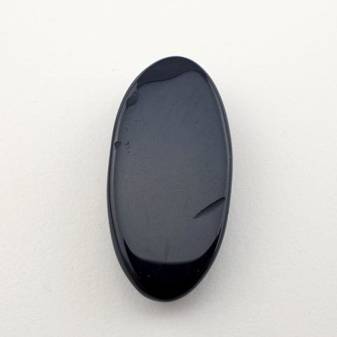 Onyx black cabochon 31x15 mm no. 270 Onyx black cabochon 31x15 mm no. 270