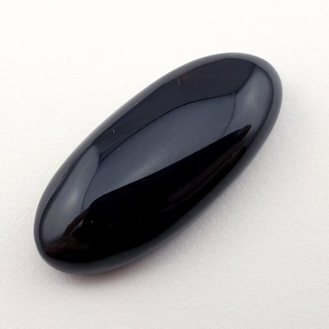 Onyx black cabochon 32x14 mm no 233 Onyx black cabochon 32x14 mm no 233