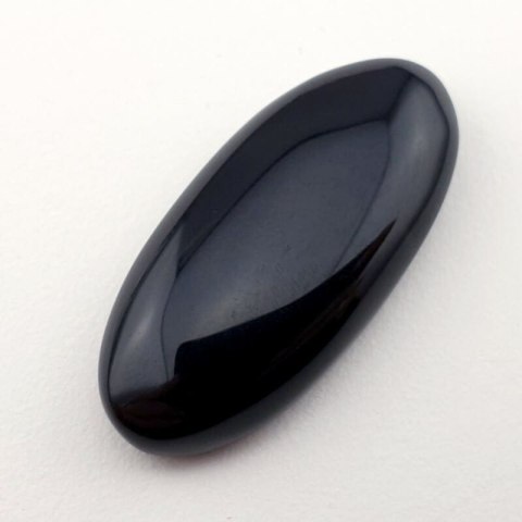Black onyx cabochon 32x15 mm no 206 Black onyx cabochon 32x15 mm no 206